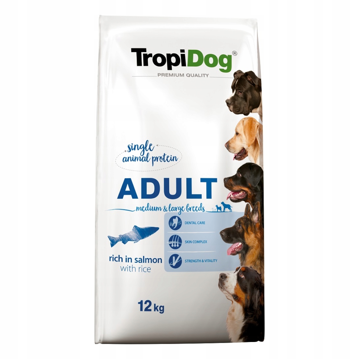 Tropidog Salmon 12kg Adult Medium Large Breeds
