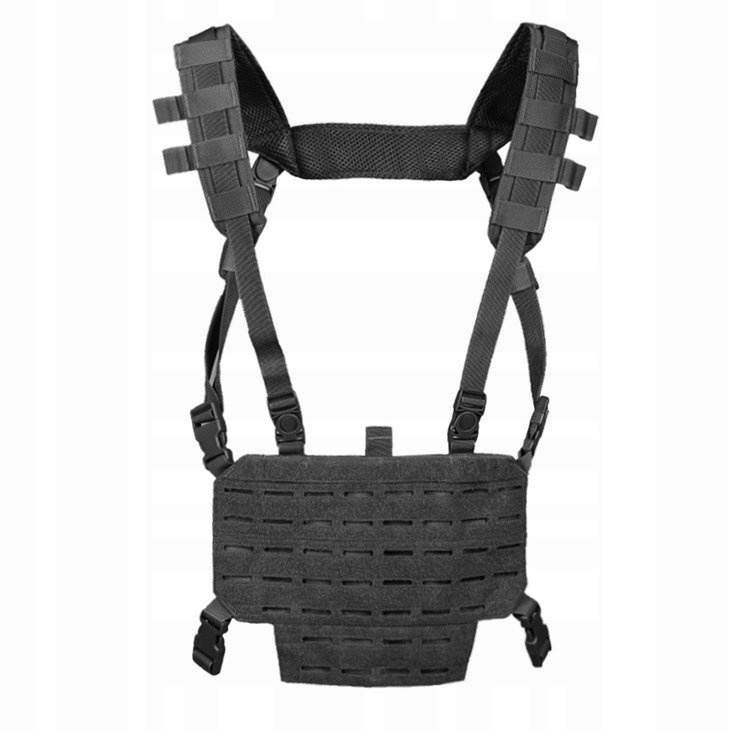 Mil-Tec Lekka Kamizelka Taktyczna Chest Rig Czarna