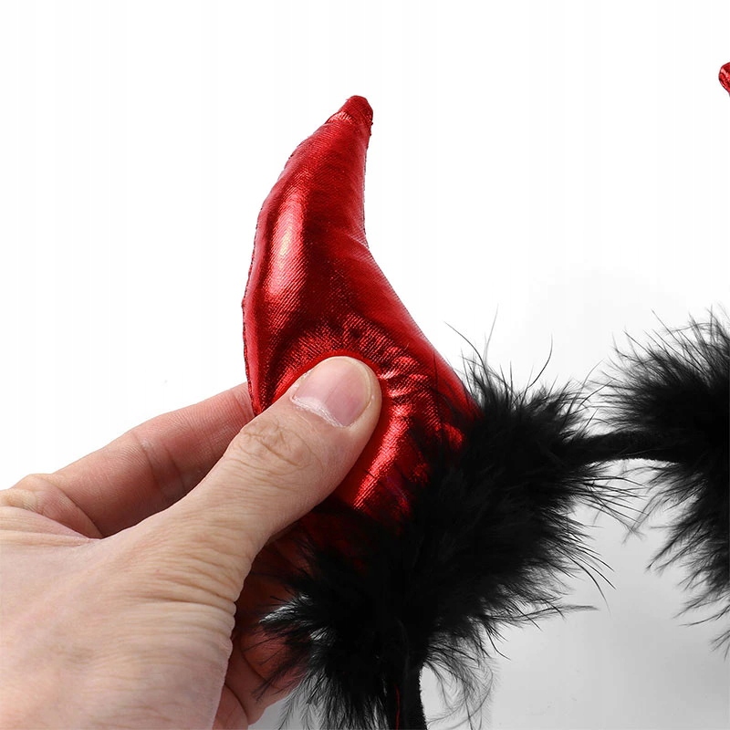 Strój Diabełek diabeł rogi maska Halloween opaska kostium bal karnawałowy Kod producenta 308014