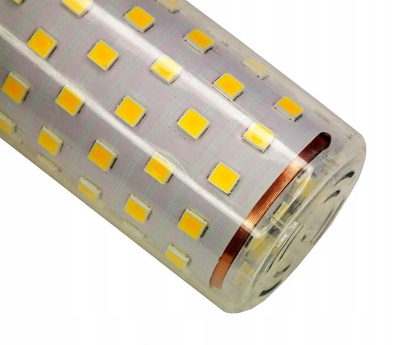 Żarówka LED E14 16WAT wąska świeczka mocna ZIMNA Moc 16 W