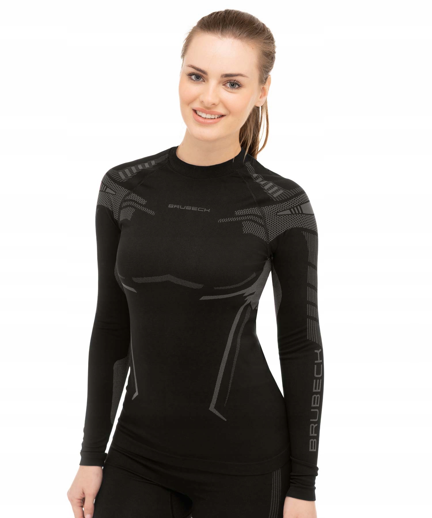 BIELIZNA DAMSKA TERMICZNA BRUBECK DRY KOMPLET BLUZA I SPODNIE XL Kolekcja Dry