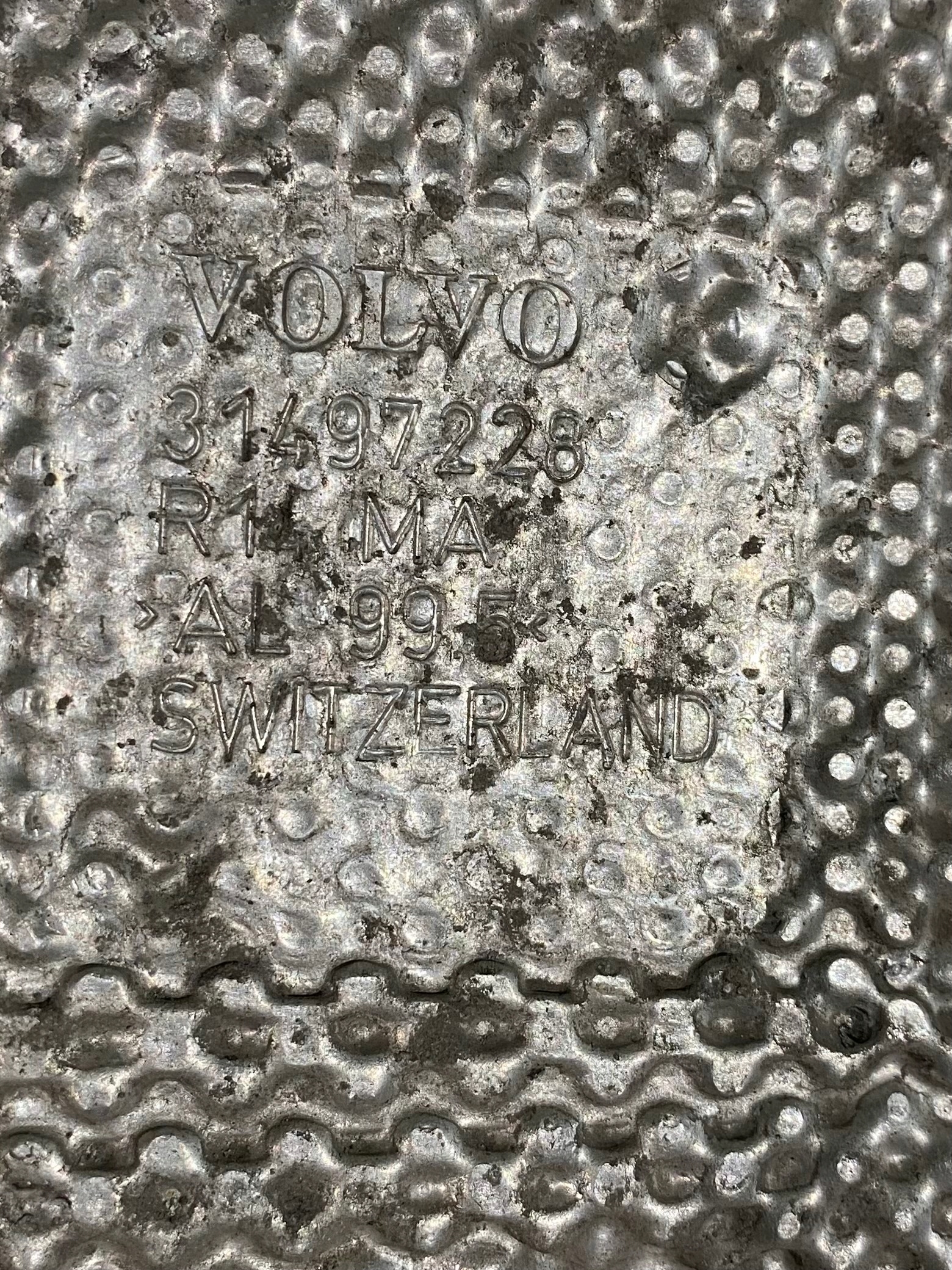 Blende Abdeckung TERMICZNA des Bodens heck VOLVO V90 II NR.131