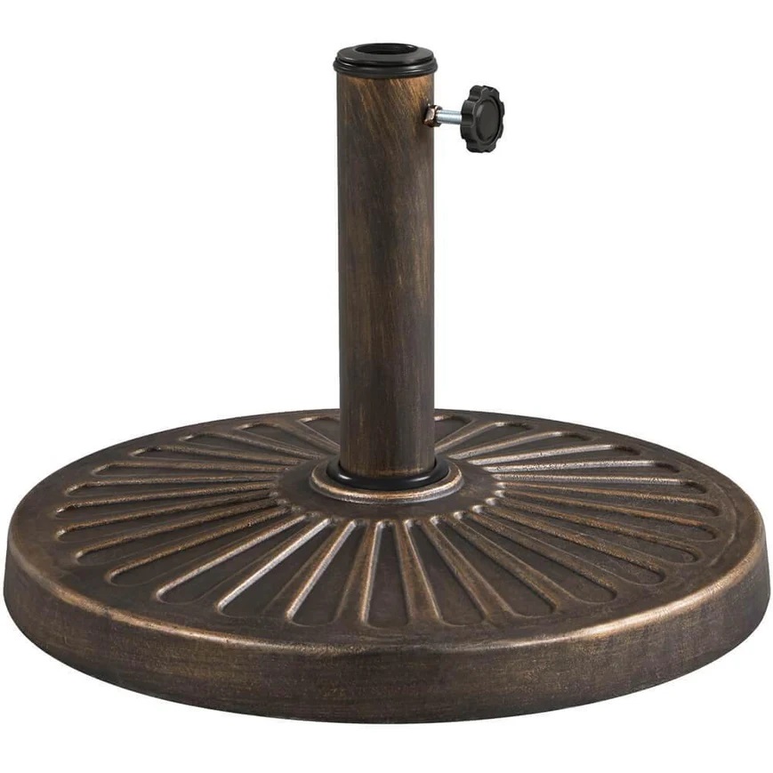 Kovový stojan na zahradní slunečníky Držák na zahradní slunečníky