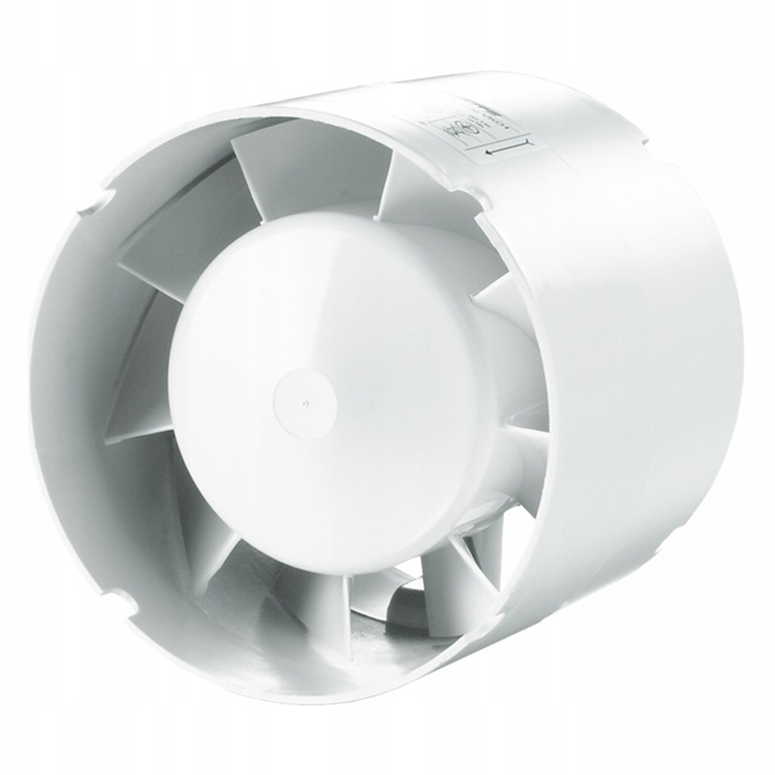 Axiální Kanálový Ventilátor Fi 150 mm S Časovým Spínačem 298 m3/h Vents