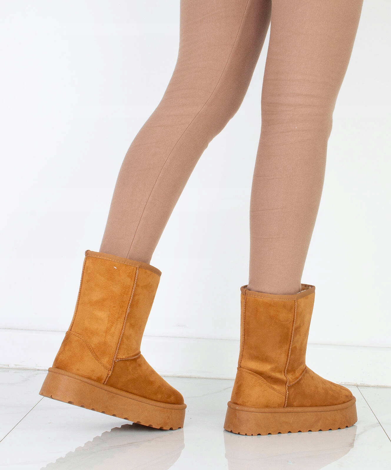 ŚNIEGOWCE CAMEL OCIEPLANE BOTKI PLATFORMA WYSOKIE 39 Długość wkładki 25 cm