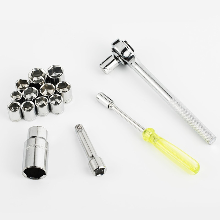 ZESTAW KLUCZY NASADOWYCH KLUCZE NASADOWE NARZĘDZI 40 ELEMENTÓW NASADKI Kod producenta klucze nasadowe