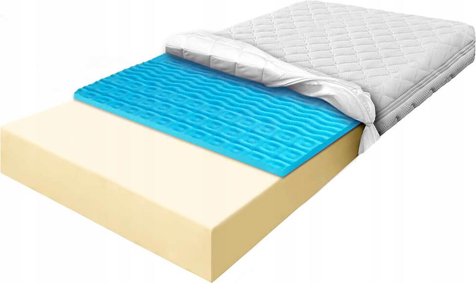 Pěnová Matrace 90x170 tvarovaná, masážní, 7zónová, vzdušná, 9 cm H2