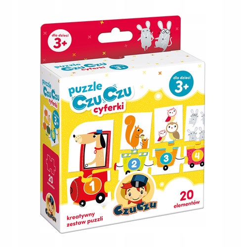 

Puzzle Czuczu Cyferki Dla Dzieci 3+ 20 Elementów