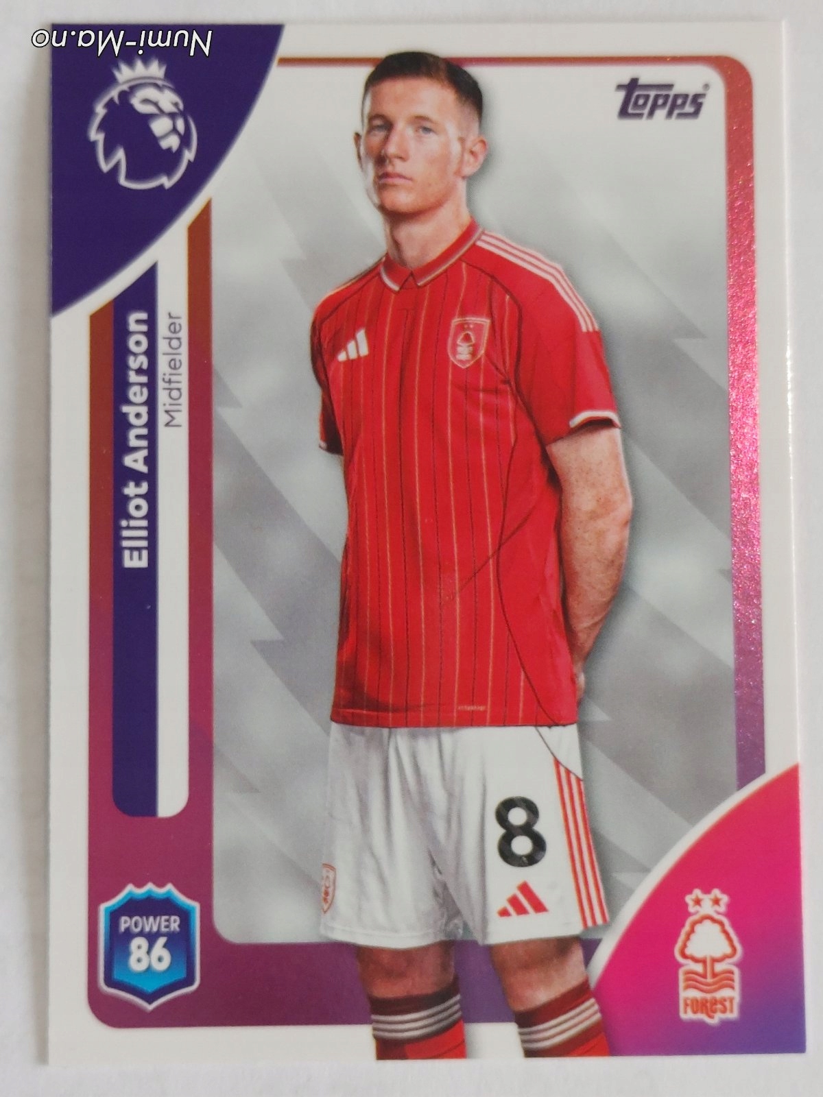Topps Premier League 2025-2026 NR.244 Nott. Forest Anderson 4038