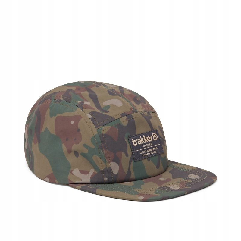 Czapka Trakker Techpro Camo 5 Panel Cap- wodoodporna czapka z daszkiem