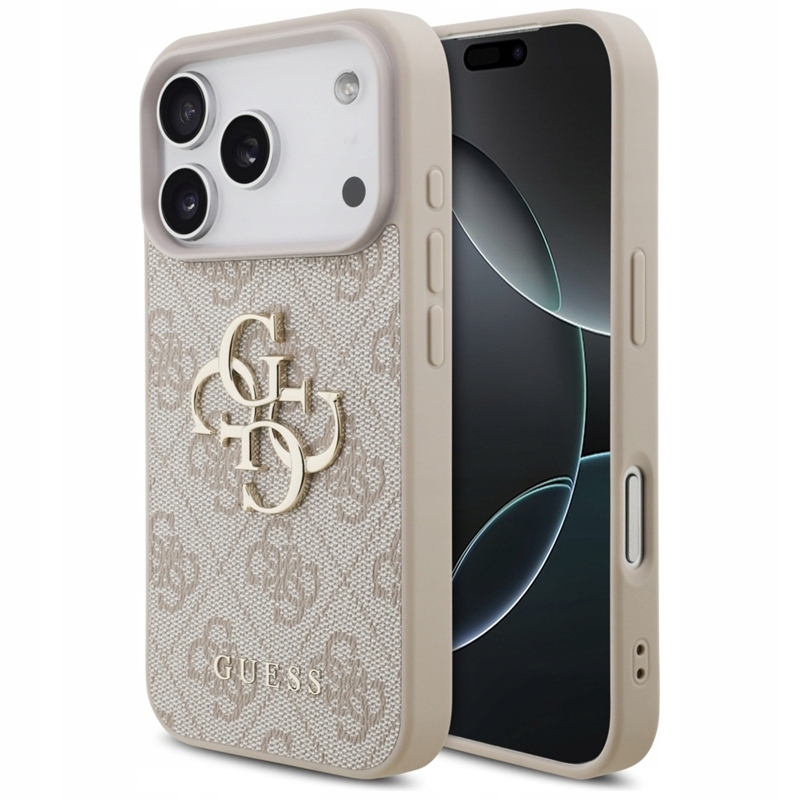 Guess 4G Big Logo Pouzdro pro iPhone 17 Pro (růžové)