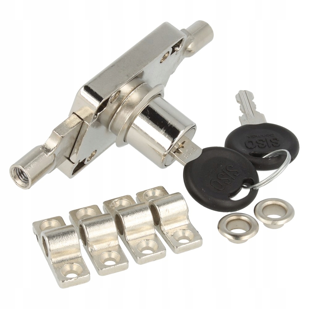 

Zamek baskwilowy meblowy rozporowy patentowy fi19