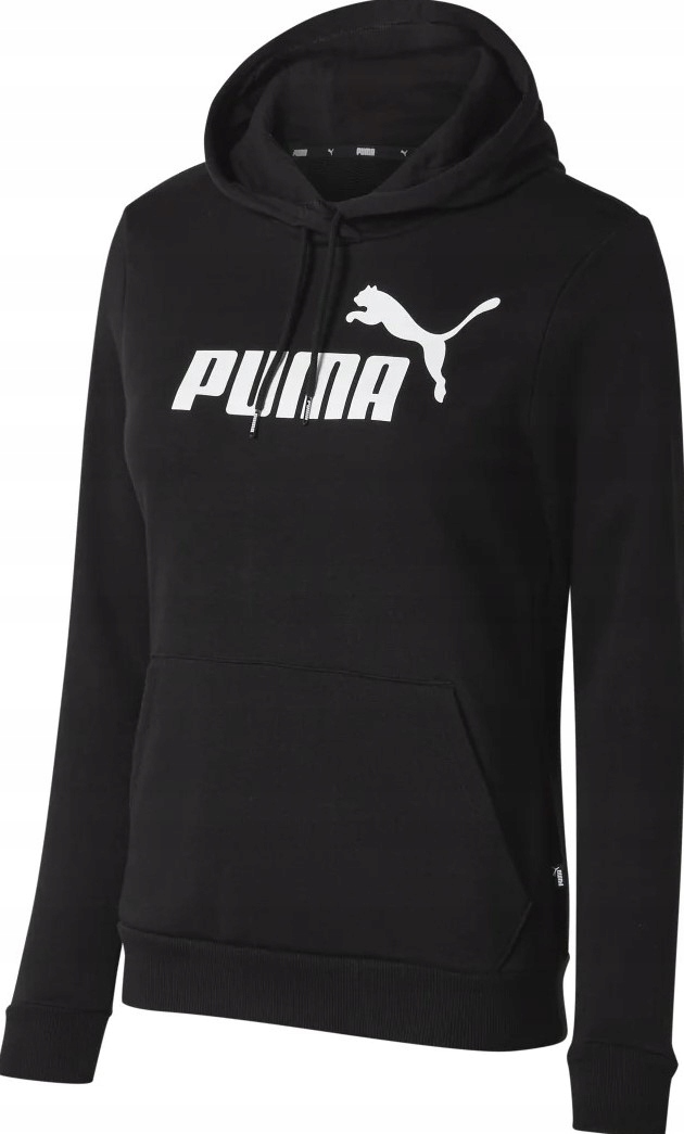 Tepláková mikina s kapucí !Rozměry Popis! Puma černá bavlna vel. S