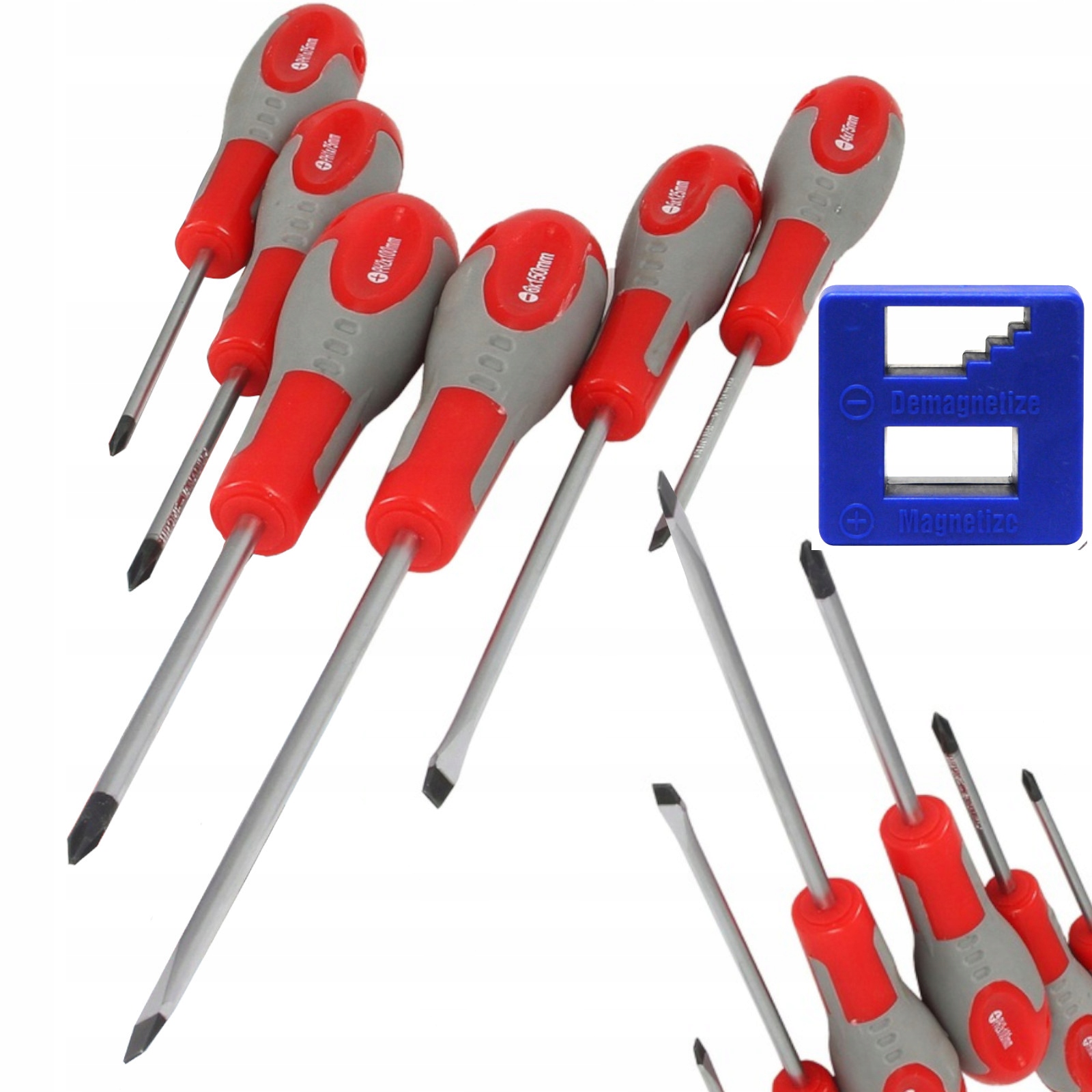 

Zestaw Wkrętaków Śrubokrętów 6szt. Ph Magnetyzer