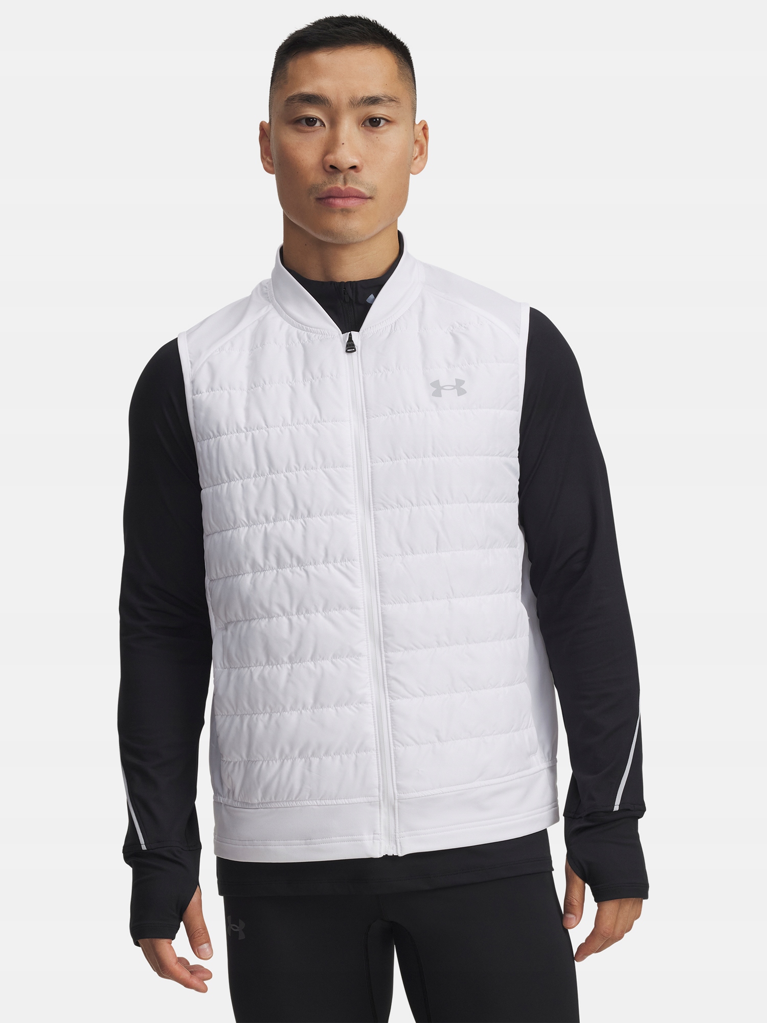 Under Armour Pánská vesta Under Armour Ua Launch Insulated Vest-WHT