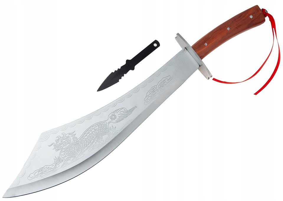Wielka Maczeta Dragon Nóż Miecz 52 CM Rzutka Myśliwski Taktyczny Survival