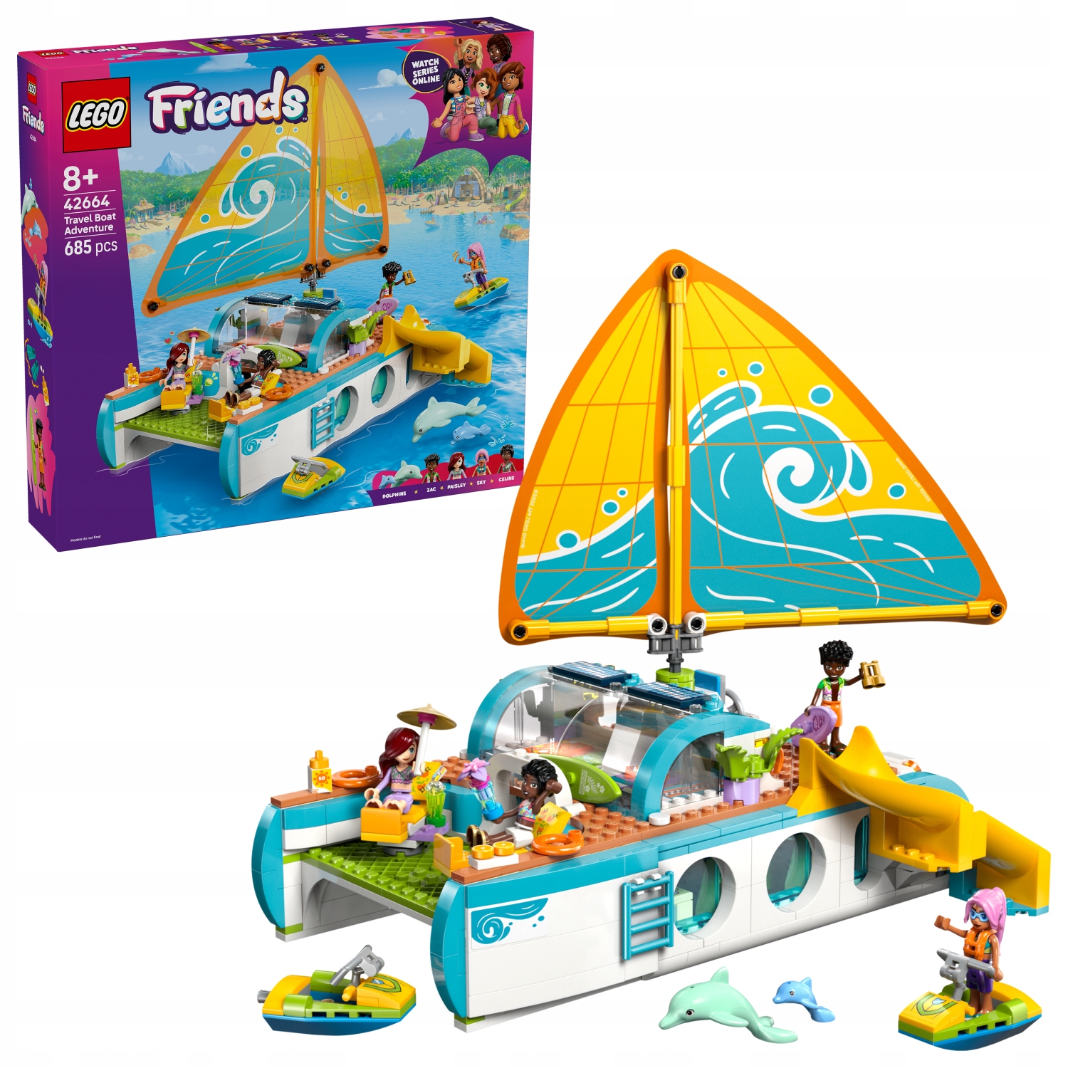 Lego Friends 42664 Dobrodružství na jachtě