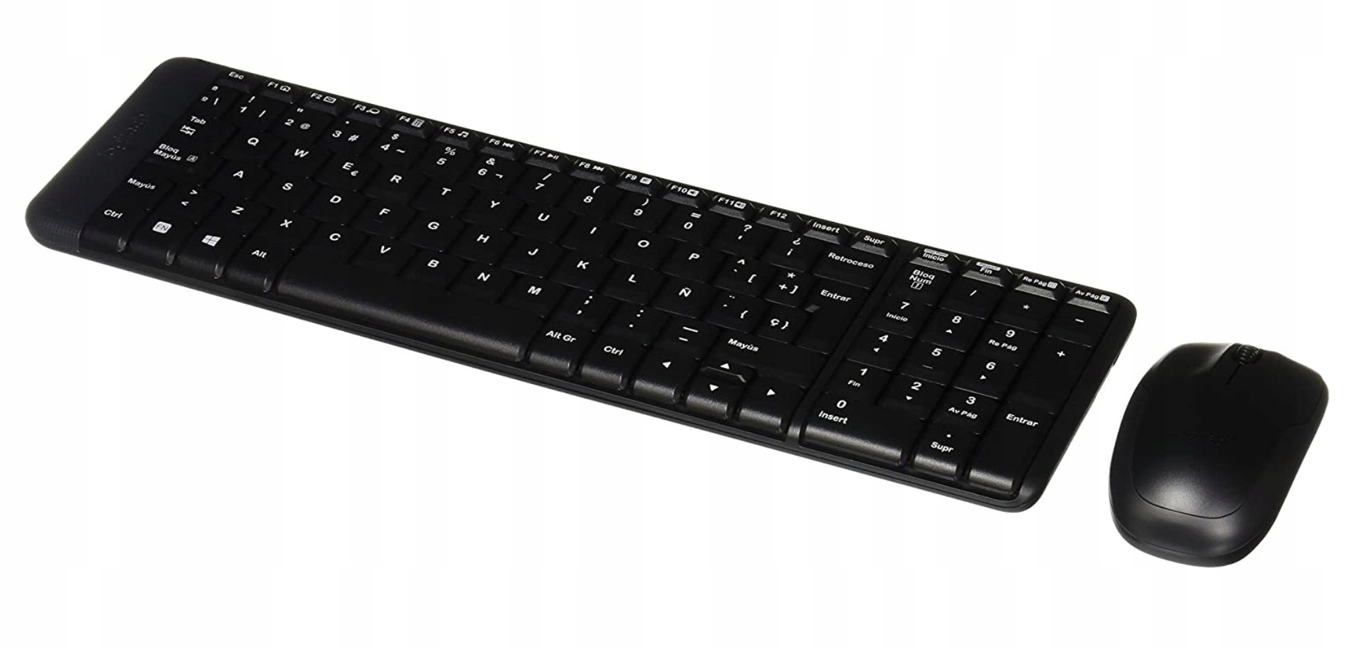 Sada klávesnice a myši Logitech černá