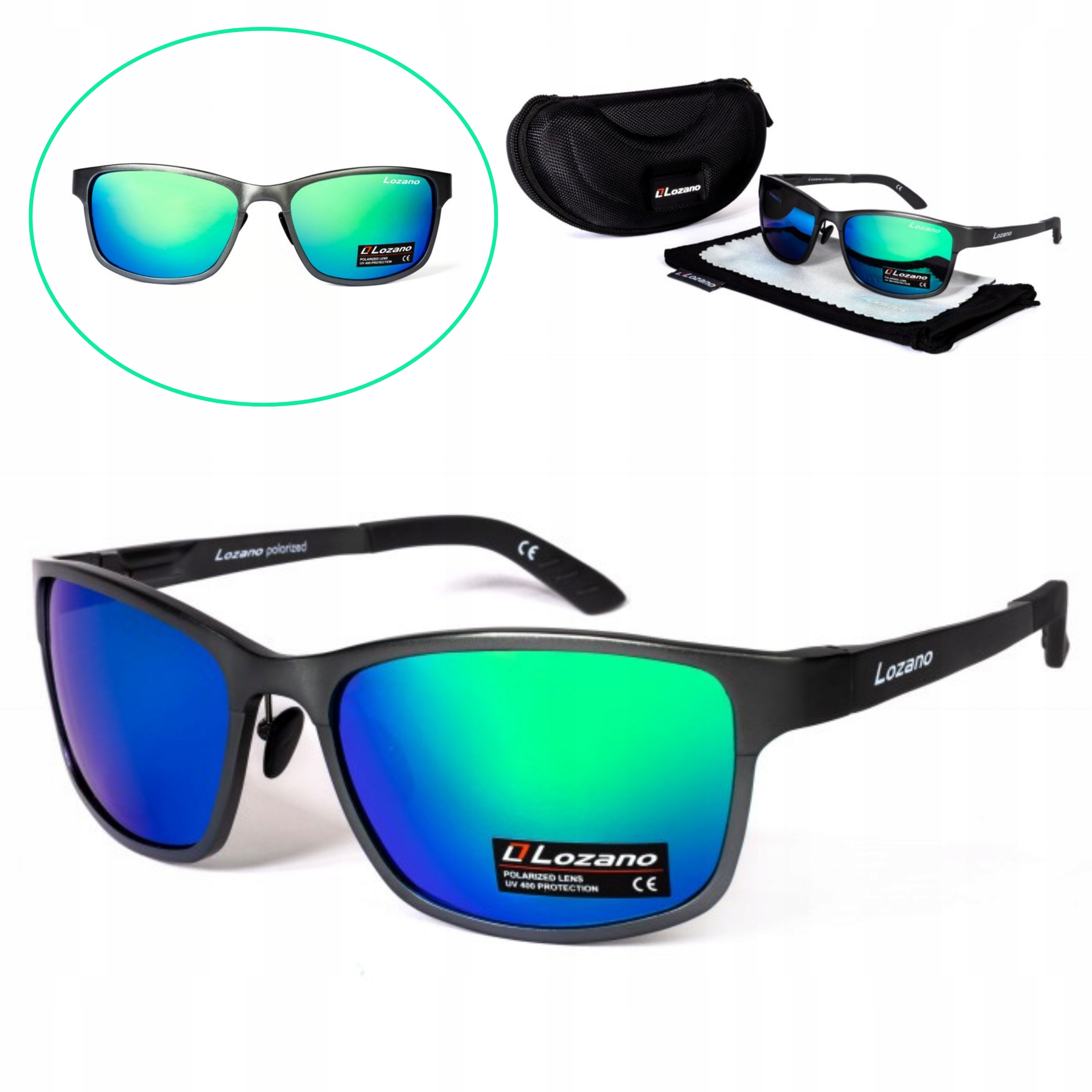 Zrcadlovky Do Auta S Polarizací, Brýle Pro Jízdu Autem Lozano Pouzdro