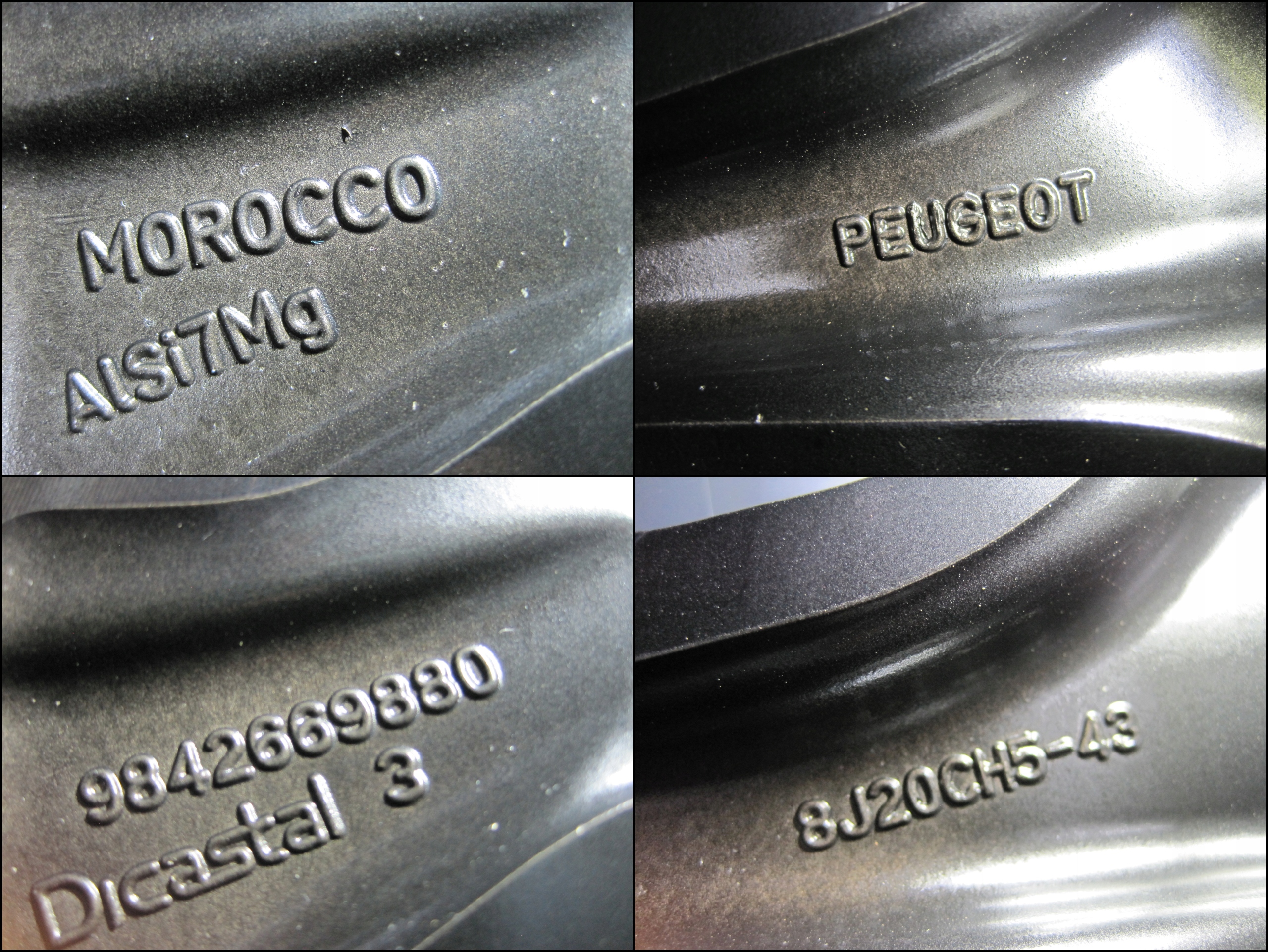 wheels discs tyres PEUGEOT 3008 R20 5MM