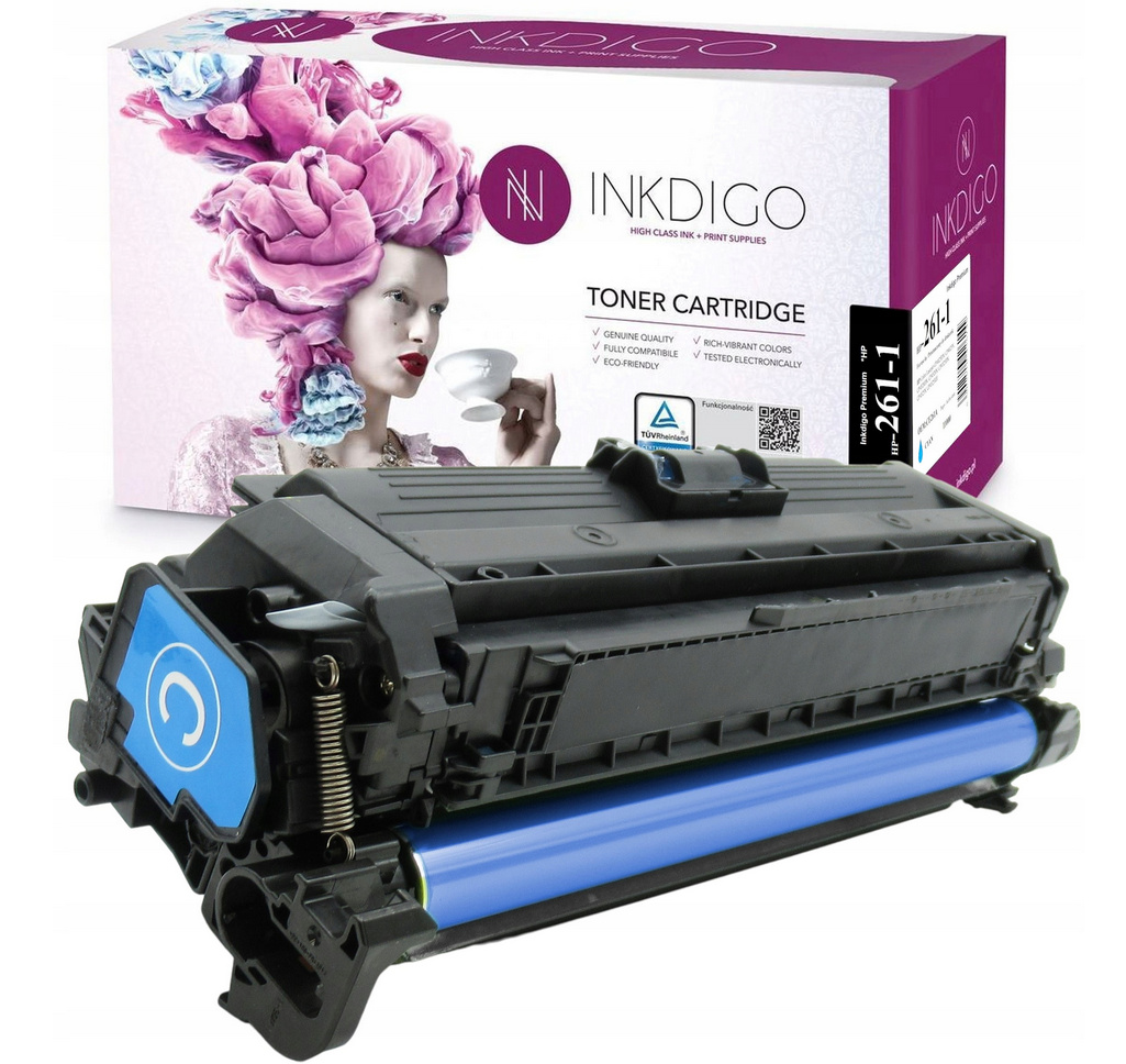 Toner Inkdigo pro Hp 261-1 Cyan