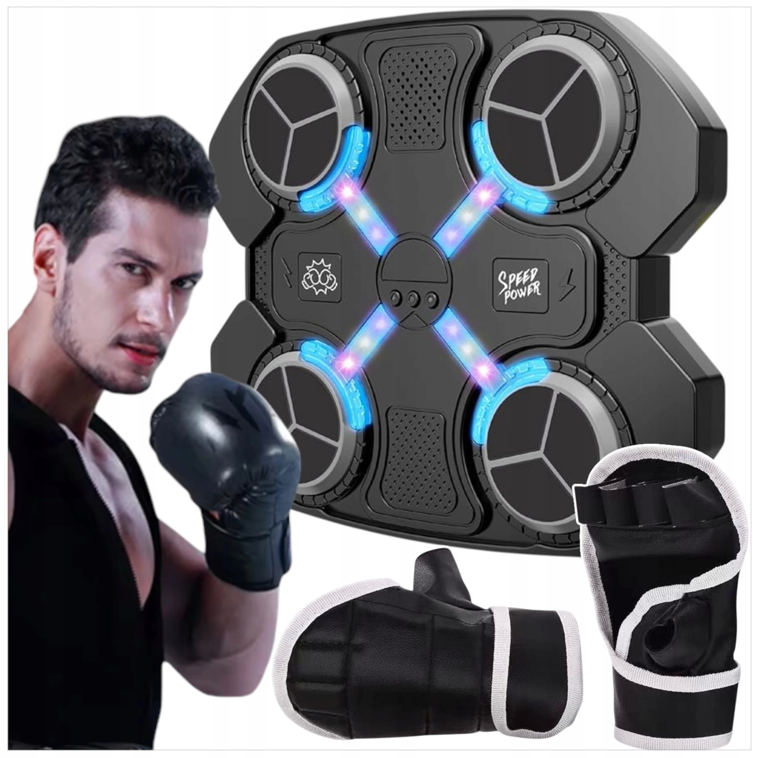 Boxovací Tréninkový Stroj S Bluetooth, Záblesková Boxovací Terč