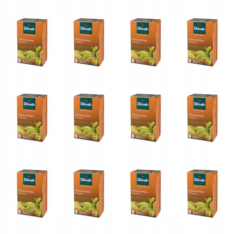 Dilmah Green Tea with Orange [20x1,5g] X12