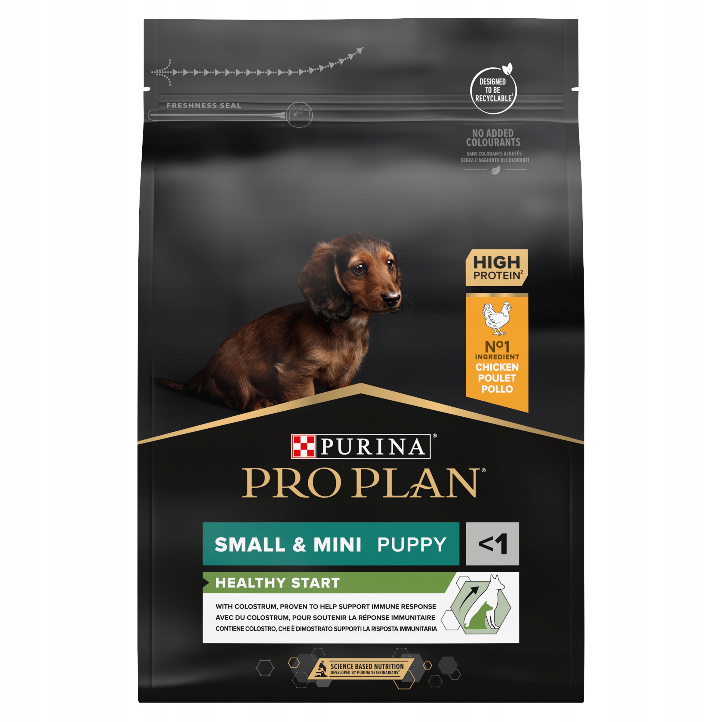 Levně Pro Plan Puppy small&mini kuře 3kg