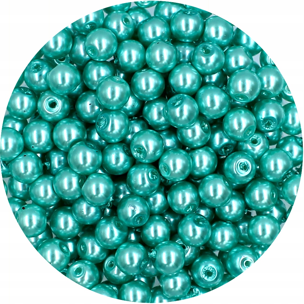 65 Perła Perły Perełki Szklane 6mm 30szt