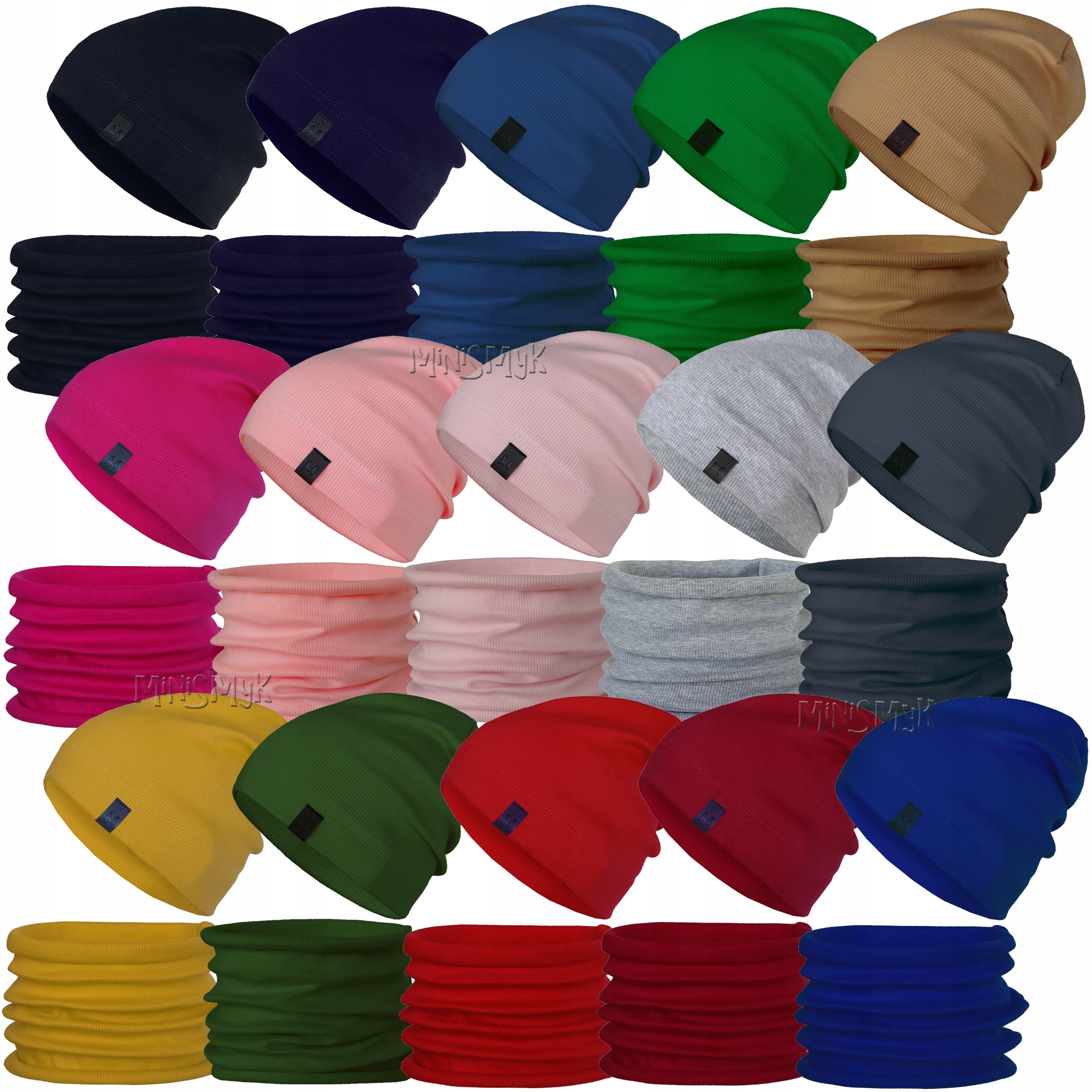 Czapka DWUWARSTWOWA JESIEŃ WIOSNA PRĄŻEK r 54-56 Materiał dominujący bawełna