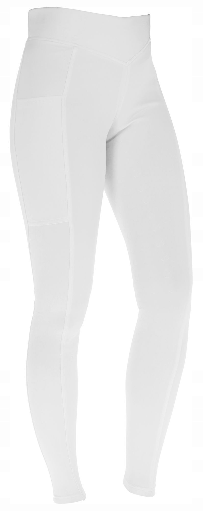 Dámské jezdecké legíny Covalliero ClassicStar Bílé velikost 36/38