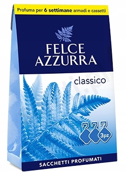 

Saszetki zapachowe zapach Felce Azzurra Classic