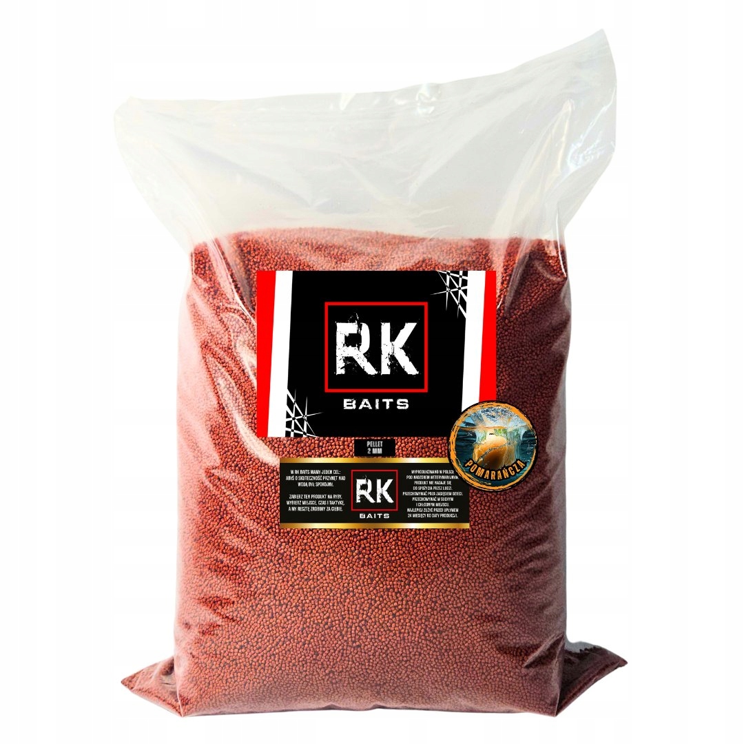 Pellet do metody Rk Baits Pomarańcza 2mm 10kg