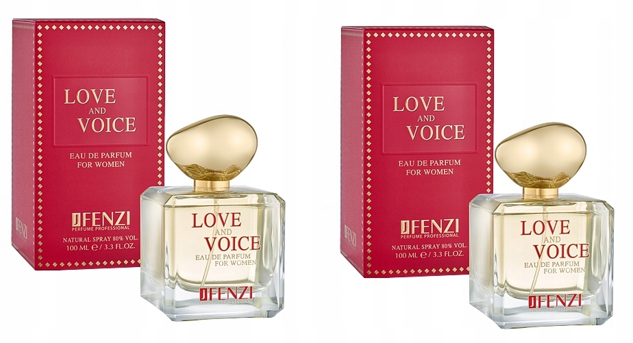 JFenzi Love And Voice 2x100 ml dámská parfémovaná voda