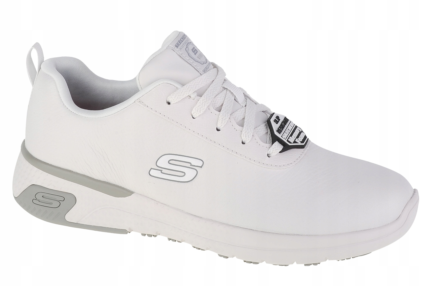 Skechers Marsing Gmina Sr [38] Dámské kožené pracovní boty bílé