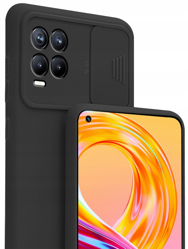 

Etui Silicone CamShield Szkło do Realme 8 8 Pro