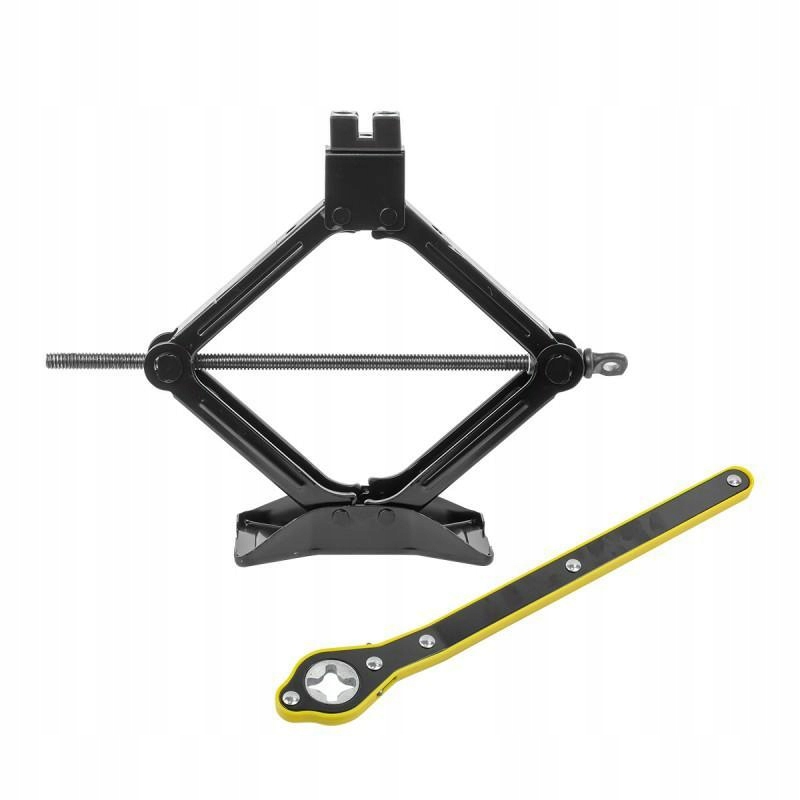 PODNOŚNIK SAMOCHODOWY LEWAREK TRAPEZOWY 2t + guma + GRZECHOTKA KLUCZ WOREK Kod producenta 52028