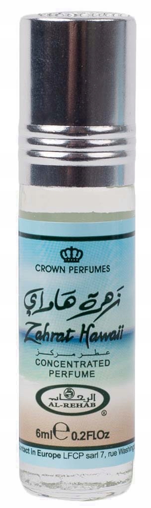 AL REHAB ZAHAR HAWAII PERFUMY ARABSKIE OLEJKU 6 ml Marka Al-Rehab