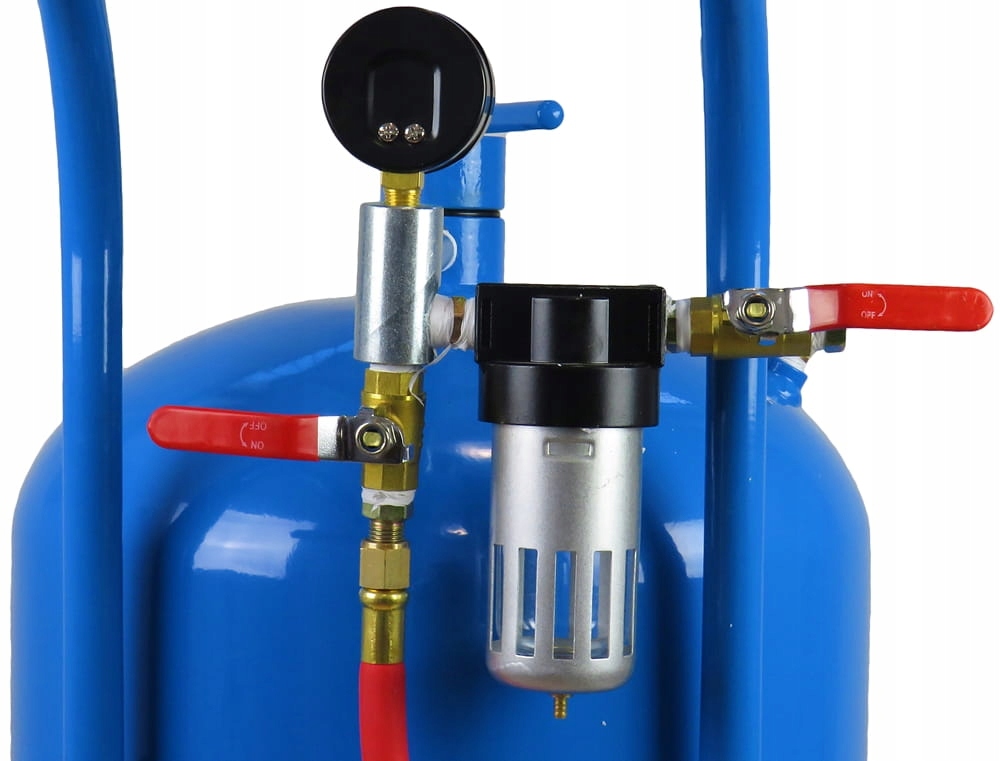 PIASKARKA SYFONOWA 76L MOBILNA MASKA DYSZE ZESTAW Pojemność 76 l