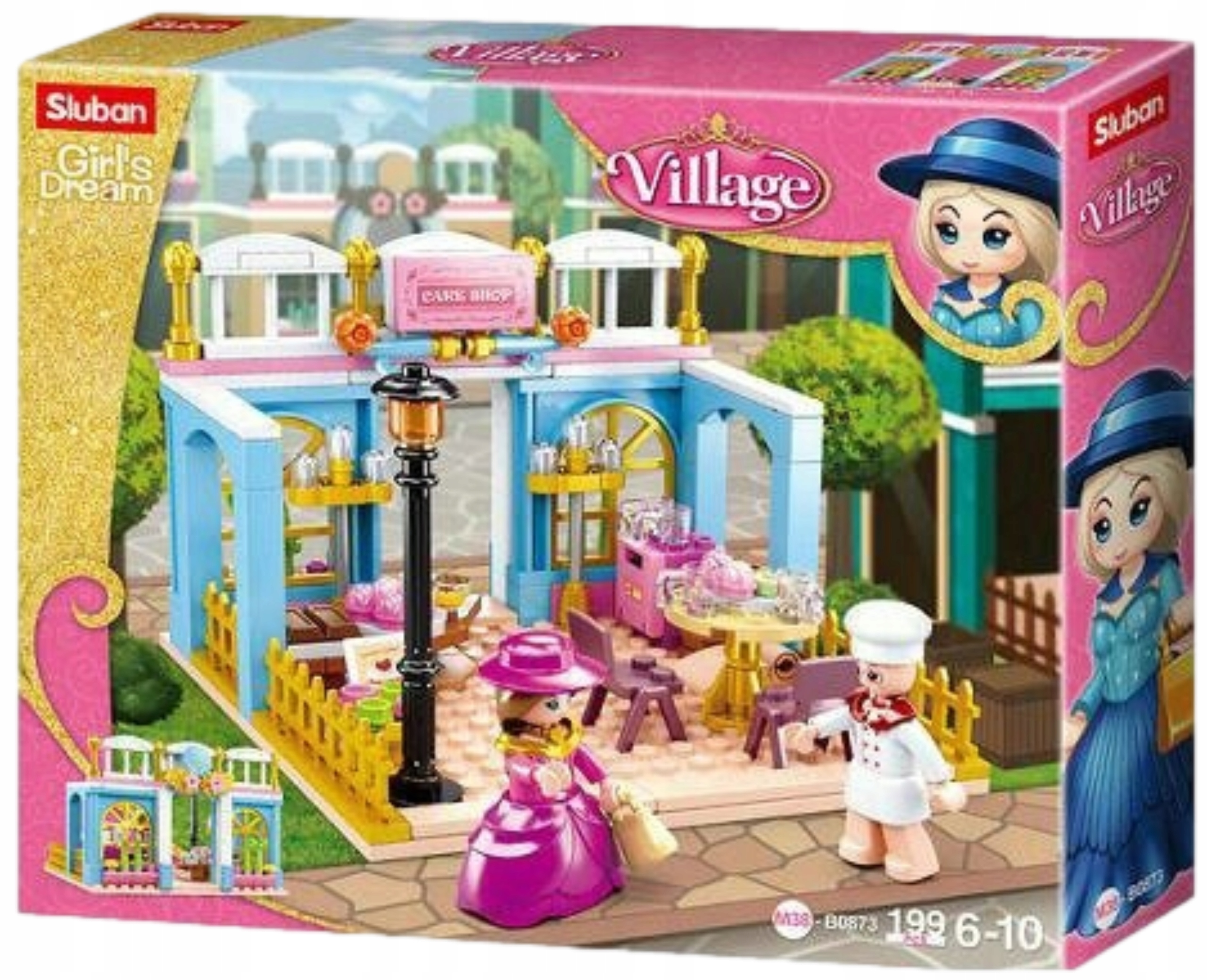 

Klocki Sluban Girls Dream Village Cukiernia 199el