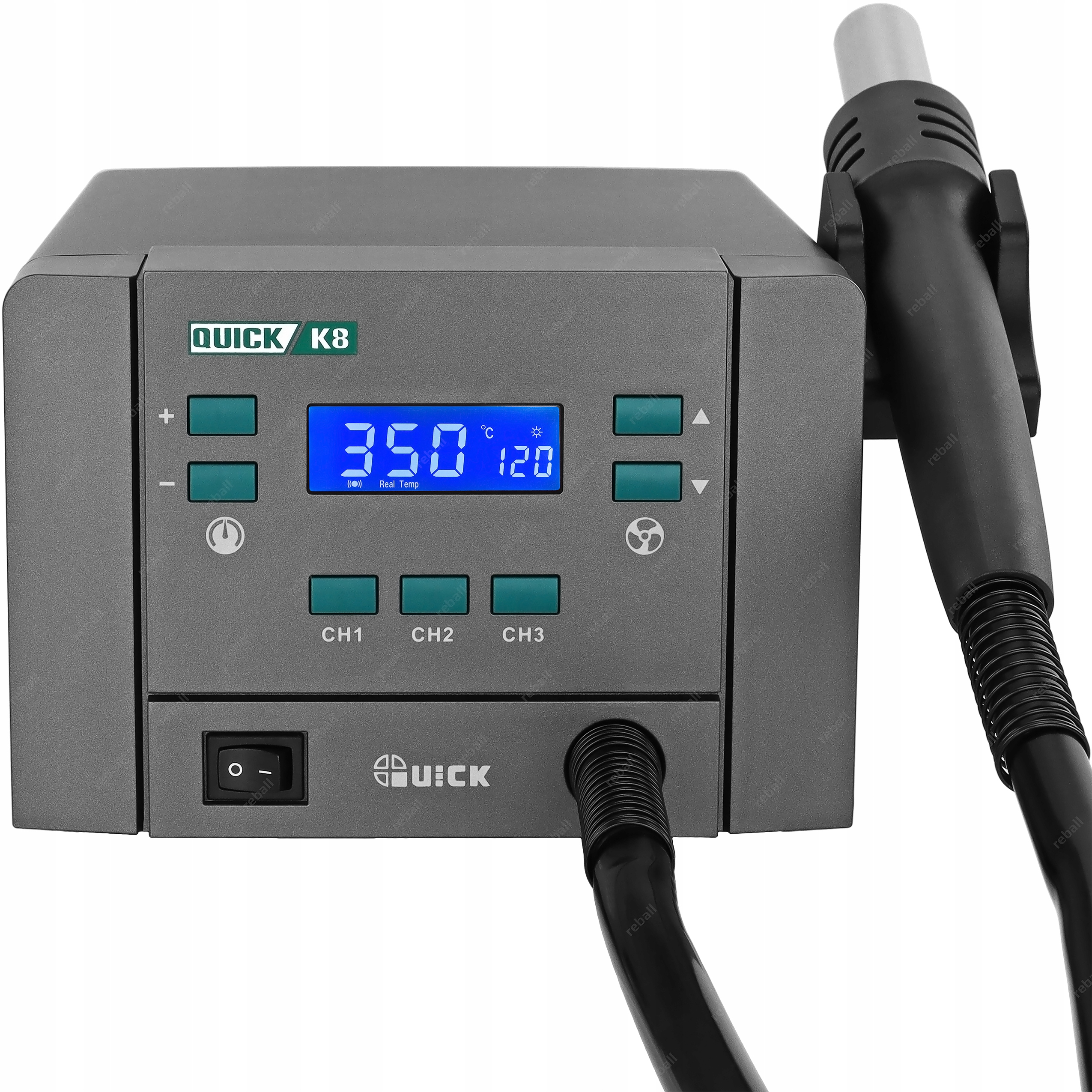 Hot Air Pájecí Stanice Pro Bga Smd Quick K8 Nástupce 861DW Výkon 1000W