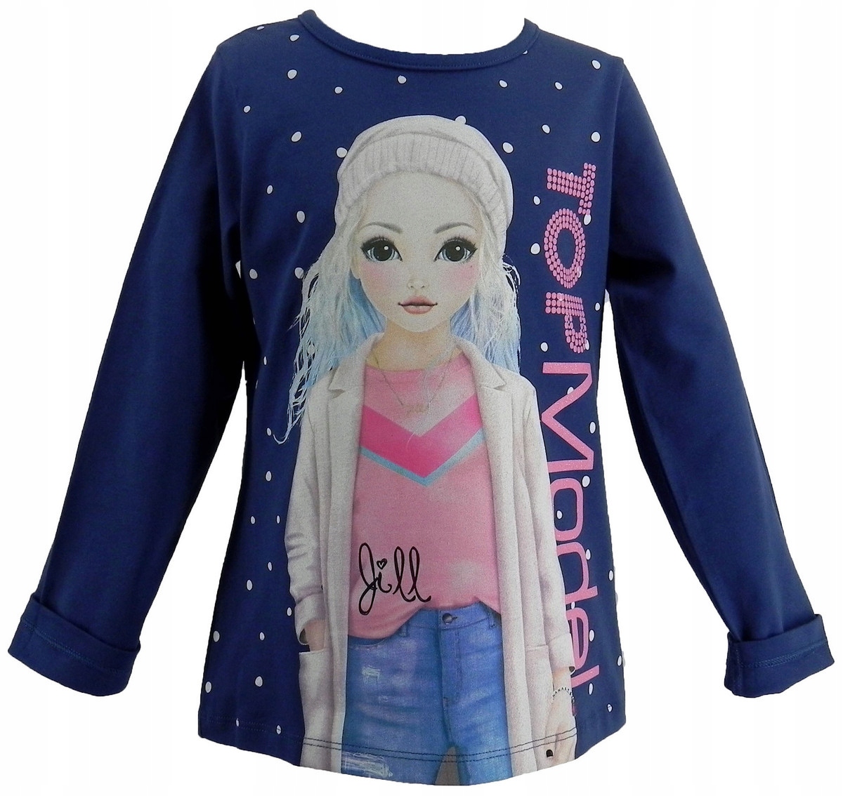 

85023 Top Model bluzka Jill czapka Oryginal 128