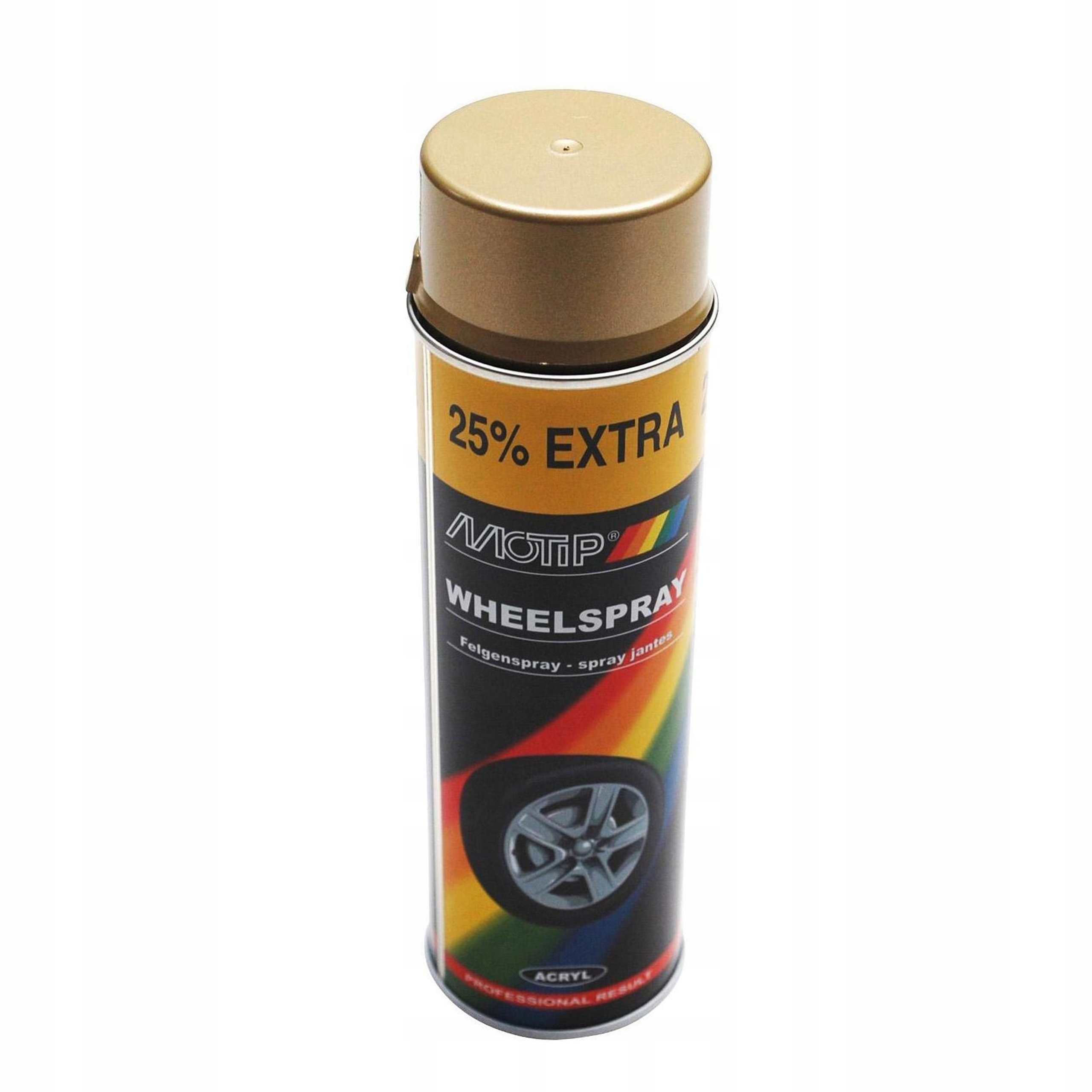 

Motip Farba Lakier do felg Spray 500ml Złoty