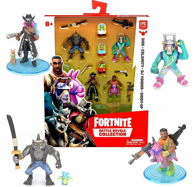 Zdjęcia - Figurka / zabawka transformująca Fortnite Figurki Dire Calamity Yonder Giddy 4-PAK 