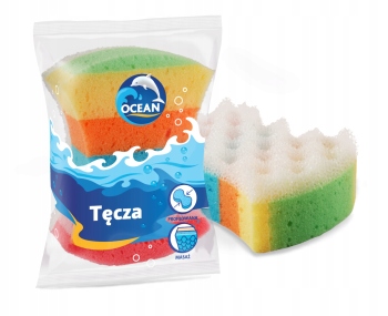 

Ocean gąbka do kąpieli i masażu Tęcza 1 sztuka