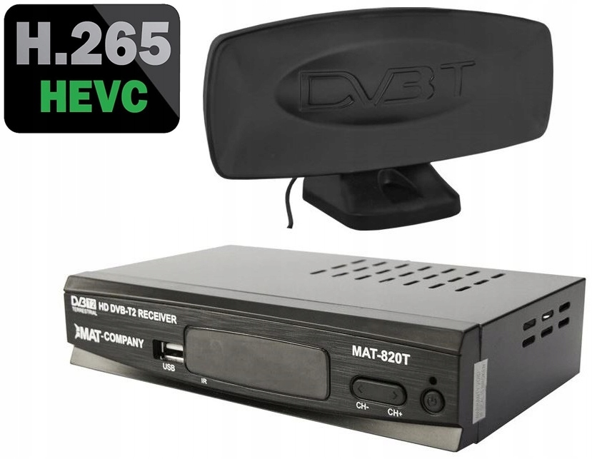 Digitální Set Dvb-t Pokojová Anténa+dekodér/tuner