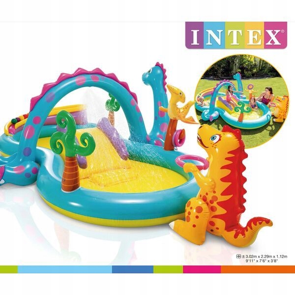 Intex 57135 Nafukovací hrací centrum Dinoland