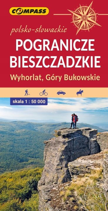 

Mapa tur. Pogranicze Bieszczadzkie, Wyhorlat...