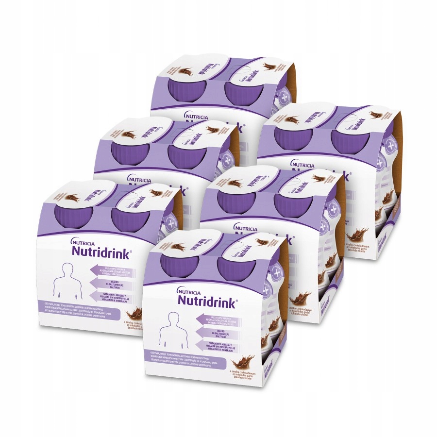Zestaw 6x Nutridrink czekoladowy, 4x125ml