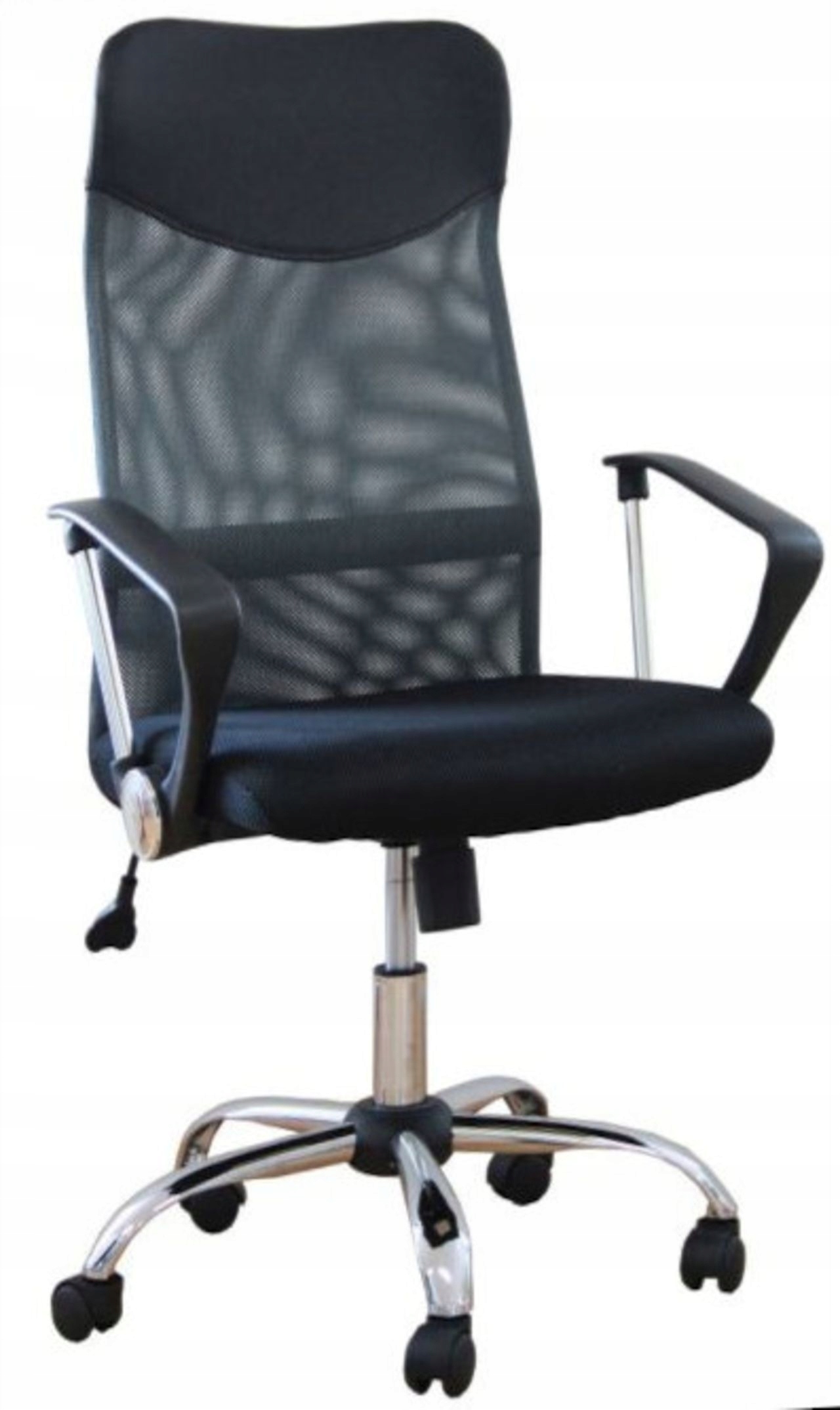 Fotel Biurowy QZY-2501 Szary Obrotowy Ergonomiczny Regulowany Do Komputera